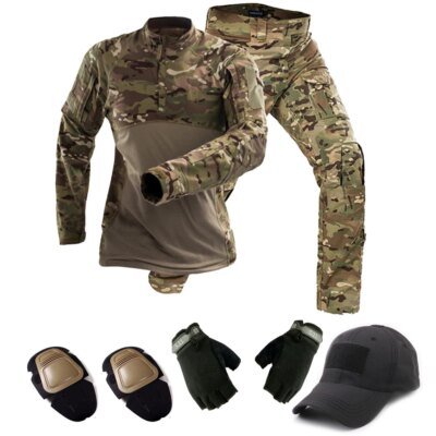 Uniforme militaire de l'armée CamSolomon, chemise de saut US, Cargo CP Airsoft Paintball, coton tactique C72