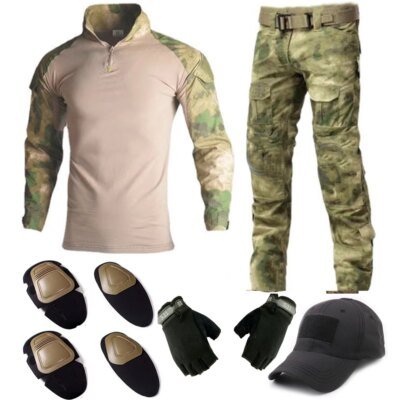 Solomon Softair-Uniforme militaire, chemise de saut de l'armée américaine, Cargo CP, Multicam Airsoft Paintball, coton tactique