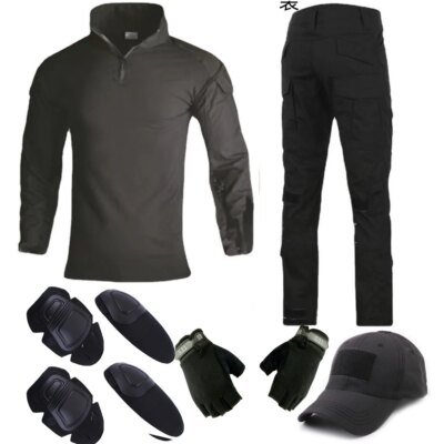 Solomon Softair-Uniforme militaire, chemise de saut de l'armée américaine, Cargo CP, Multicam Airsoft Paintball, coton tactique