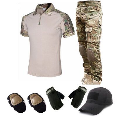 Uniforme militaire de l'armée CamSolomon, chemise de saut US, Cargo CP Airsoft Paintball, coton tactique C72