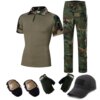 23937-3dbc96.jpg Uniforme militaire de l'armée CamSolomon, chemise de saut US, Cargo CP Airsoft Paintball, coton tactique C72