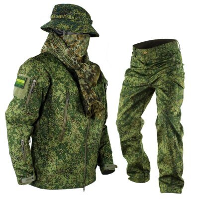 24025-4ae658.jpg Mege-Uniforme militaire russe CamSolomon Dull, vĂȘtements de travail d'hiver en plein air, veste et pantalon chauds, coupe-vent