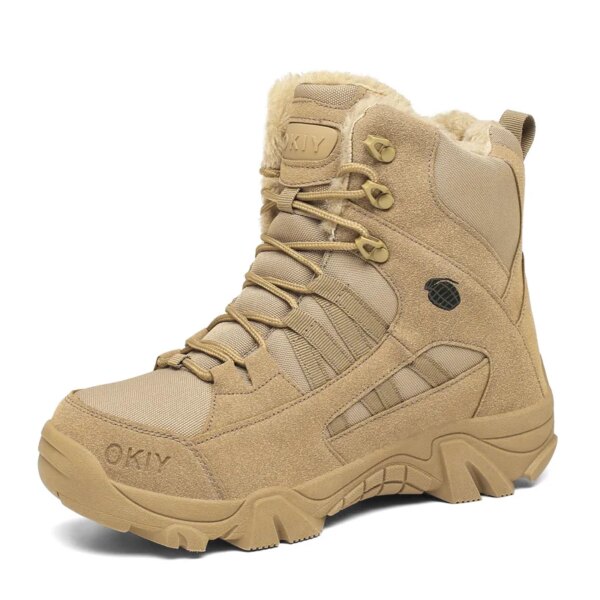 Botte militaire de Combat pour hommes, chaussures de sécurité de travail – Image 2