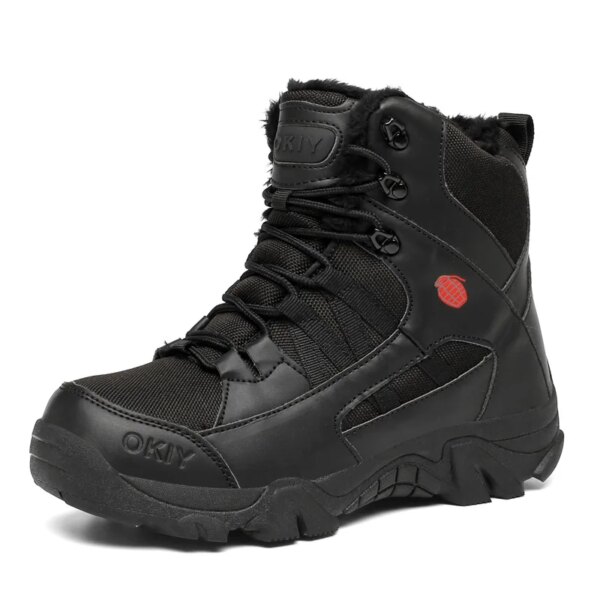 Botte militaire de Combat pour hommes, chaussures de sécurité de travail – Image 3
