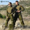 Dultee-Chemise et pantalon de camouflage militaire Airsoft, vêtements de chasse, uniforme multi-poches imperméable
