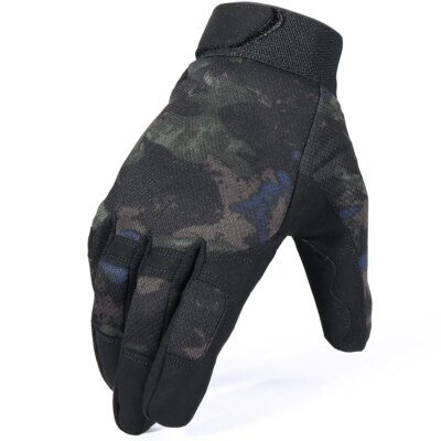 Gant de cyclisme tactique, Camouflage, militaire, sport, Ski, escalade, chasse, équitation, vélo moto vtt mitaine complète pour hommes