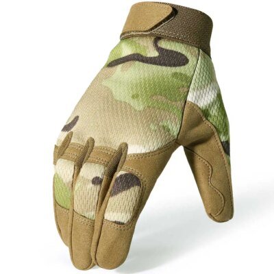 24431-acaa07.jpg Gant de cyclisme tactique, Camouflage, militaire, sport, Ski, escalade, chasse, équitation, vélo moto vtt mitaine complète pour hommes