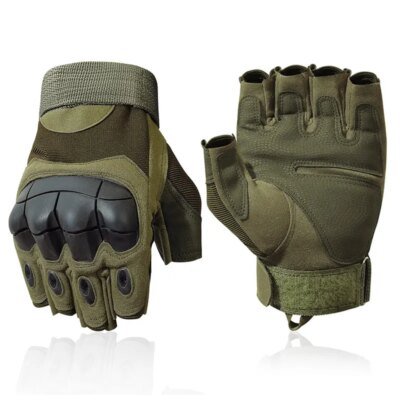 24472-639512.jpg Gants militaires tactiques de plein air sans doigts, jointures dures, Paintball Airsoft, Combat de chasse, randonnée, mitaines militaires