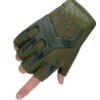 24516-bae7ab.jpg Gants militaires tactiques, demi-doigt Paintball Airsoft Shot Combat antidérapant pour hommes, gants de vélo complets, équipement de protection