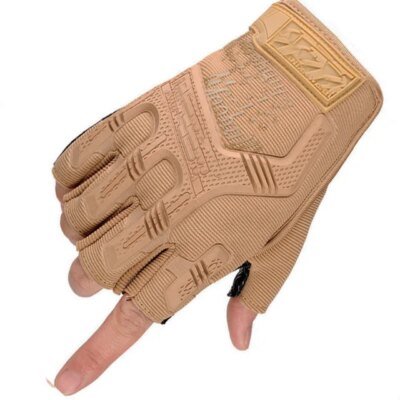 24530-9cff40.jpg Gants militaires tactiques, demi-doigt Paintball Airsoft Shot Combat antidérapant pour hommes, gants de vélo complets, équipement de protection
