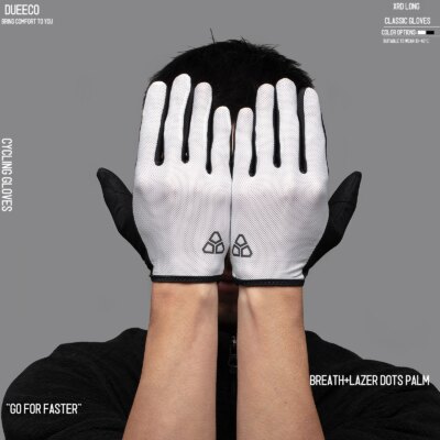 DUEECO gants de cyclisme à doigt complet, gants de vélo, gants de vélo de montagne-XRD rembourré avec des gants de vtt antidérapants absorbant les chocs