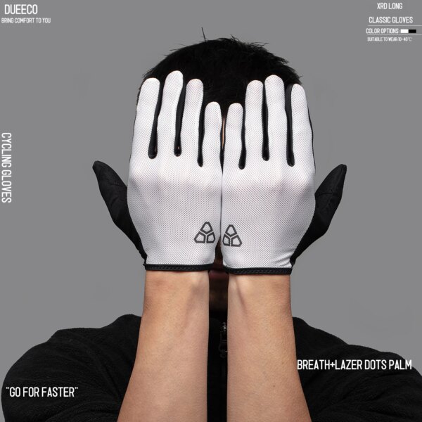 DUEECO gants de cyclisme à doigt complet, gants de vélo, gants de vélo de montagne-XRD rembourré avec des gants de vtt antidérapants absorbant les chocs – Image 5