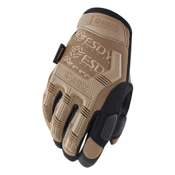 Gants de cyclisme coordonnants pour hommes, coque de protection, mitaines, plein air, escalade, entraînement, fitness