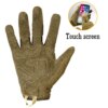 Gants tactiques de plein air, entraînement militaire, Sport de l'armée, vélo escalade, tir, chasse, équitation, cyclisme, mitaines moto vtt antidérapantes travail à doigt complet