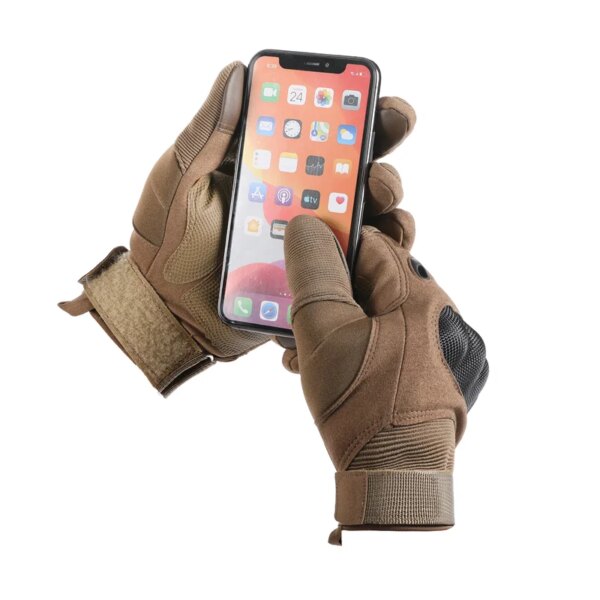 Gants militaires à écran tactile pour hommes et femmes, pour paintball airsoft, moto, doigts complets
