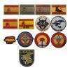25119-5f2512.jpg Patchs Brodés de Pays d'Espagne, Emblème de l'Armée Militaire, Accessoire à Crochet et Boucle, Sensation Nationale, 8cm