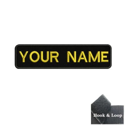 Patch personnalisé avec nom et numéro, étiquettes Strihear Danemark ge, brassard Fortis Rons, fer sur ou boucle à crochet, littérature personnalisée, 10cm x 2,5 cm, 1PC