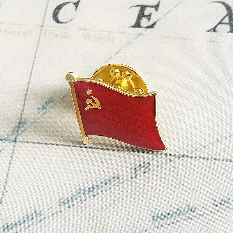 Épinglette URSS en métal émaillé, sensation nationale russe, insigne d'élection en cristal, collection de broches, cadeaux souvenirs, accessoires d'épinglettes – Image 3