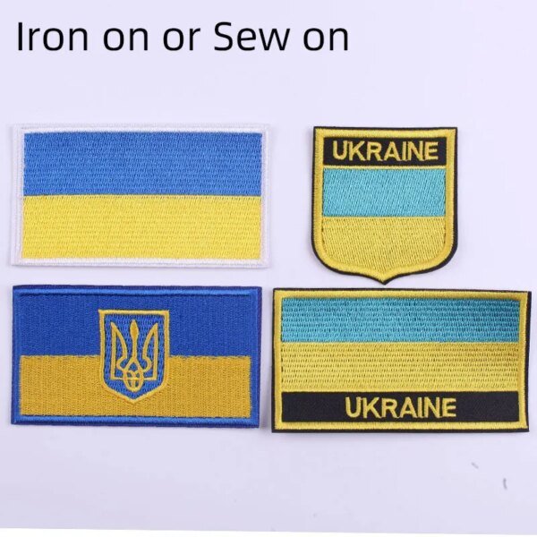 Patchs brodés à crochet et boucle pour vêtements, patchs de sensation sur les vêtements, DulDanemark ges initiés, fer sur l'Ukraine, 21e emblème, nouveau