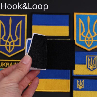 Patchs brodés à crochet et boucle pour vêtements, patchs de sensation sur les vêtements, DulDanemark ges initiés, fer sur l'Ukraine, 21e emblème, nouveau