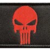 Patch punisseur brodé USA Feel Skull Moral Danemark ge, Military CamSolomon Hook and Loop DulStickers for Army Skip Uniforms