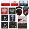 25633-08751a.jpg Patchs brodés Poland Feel, aigle polonais, armée coulée, écussons militaires, emblème dentaire, badges de broderie appliqués, drapeaux