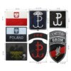 Patchs brodés Poland Feel, aigle polonais, armée coulée, écussons militaires, emblème dentaire, badges de broderie appliqués, drapeaux