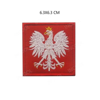 25633-8477af.jpg Patchs brodés Poland Feel, aigle polonais, armée coulée, écussons militaires, emblème dentaire, badges de broderie appliqués, drapeaux