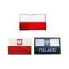 Patchs brodés Poland Feel, aigle polonais, armée coulée, écussons militaires, emblème dentaire, badges de broderie appliqués, drapeaux