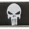 Patch punisseur brodé USA Feel Skull Moral Danemark ge, Military CamSolomon Hook and Loop DulStickers for Army Skip Uniforms