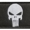 Patch punisseur brodé USA Feel Skull Moral Danemark ge, Military CamSolomon Hook and Loop DulStickers for Army Skip Uniforms