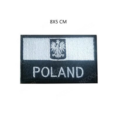 Patchs brodés Poland Feel, aigle polonais, armée coulée, écussons militaires, emblème dentaire, badges de broderie appliqués, drapeaux