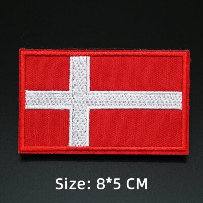 Patch de broderie drapeau Europe russe espagne Suisse France patchs tactiques à crochet et boucle pour sacs à dos vêtements patchs de couture de l'armée militaire Badge