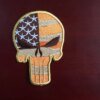 Patch punisseur brodé USA Feel Skull Moral Danemark ge, Military CamSolomon Hook and Loop DulStickers for Army Skip Uniforms