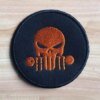 Patch punisseur brodé USA Feel Skull Moral Danemark ge, Military CamSolomon Hook and Loop DulStickers for Army Skip Uniforms