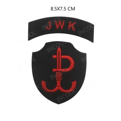 25750-9e5c26.jpg Patchs brodés Poland Feel, aigle polonais, armée coulée, écussons militaires, emblÚme dentaire, badges de broderie appliqués, drapeaux