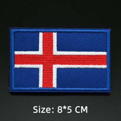 Patch de broderie drapeau Europe russe espagne Suisse France patchs tactiques à crochet et boucle pour sacs à dos vêtements patchs de couture de l'armée militaire Badge