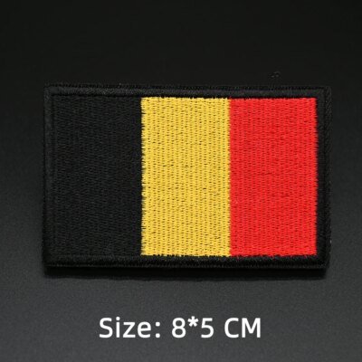 Patch de broderie drapeau Europe russe espagne Suisse France patchs tactiques à crochet et boucle pour sacs à dos vêtements patchs de couture de l'armée militaire Badge