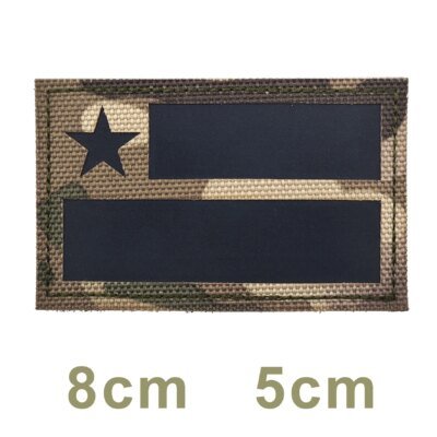 Écusson brodé des chevaliers des templiers aéroportés des Rangers des forces spéciales, crâne croisé, sensation de doigt du Chili, insigne DulClothes