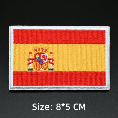 25885-a7c1cb.jpg Patch de broderie drapeau Europe russe espagne Suisse France patchs tactiques Ă crochet et boucle pour sacs Ă dos vĂȘtements patchs de couture de l'armĂ©e militaire Badge