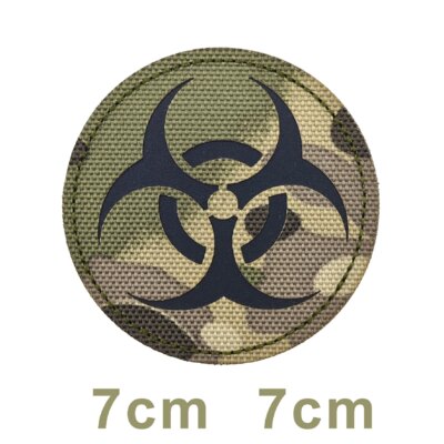 Écusson brodé des chevaliers des templiers aéroportés des Rangers des forces spéciales, crâne croisé, sensation de doigt du Chili, insigne DulClothes