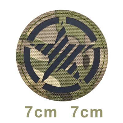 Écusson brodé des chevaliers des templiers aéroportés des Rangers des forces spéciales, crâne croisé, sensation de doigt du Chili, insigne DulClothes