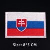 Patch de broderie drapeau Europe russe espagne Suisse France patchs tactiques à crochet et boucle pour sacs à dos vêtements patchs de couture de l'armée militaire Badge
