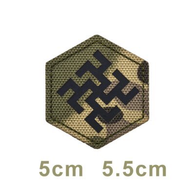 Écusson brodé des chevaliers des templiers aéroportés des Rangers des forces spéciales, crâne croisé, sensation de doigt du Chili, insigne DulClothes