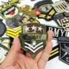30 pièces/lot, patchs militaires, vêtements, Badges tactiques brodés, autocollants à repasser pour veste en jean