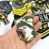 30 pièces/lot, patchs militaires, vêtements, Badges tactiques brodés, autocollants à repasser pour veste en jean