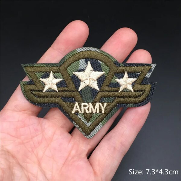 Badges militaires, patchs de vêtements, fer sur applications tactiques de l'armée, patchs de broderie pour vêtements, autocollants de sac à dos à rayures – Image 4
