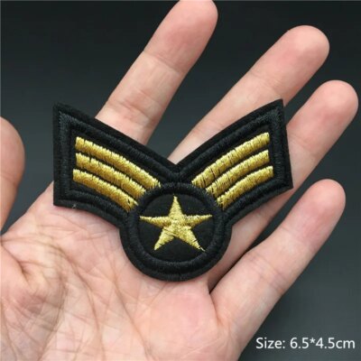 Badges militaires, patchs de vêtements, fer sur applications tactiques de l'armée, patchs de broderie pour vêtements, autocollants de sac à dos à rayures