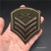 Badges militaires, patchs de vêtements, fer sur applications tactiques de l'armée, patchs de broderie pour vêtements, autocollants de sac à dos à rayures