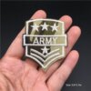 Badges militaires, patchs de vêtements, fer sur applications tactiques de l'armée, patchs de broderie pour vêtements, autocollants de sac à dos à rayures